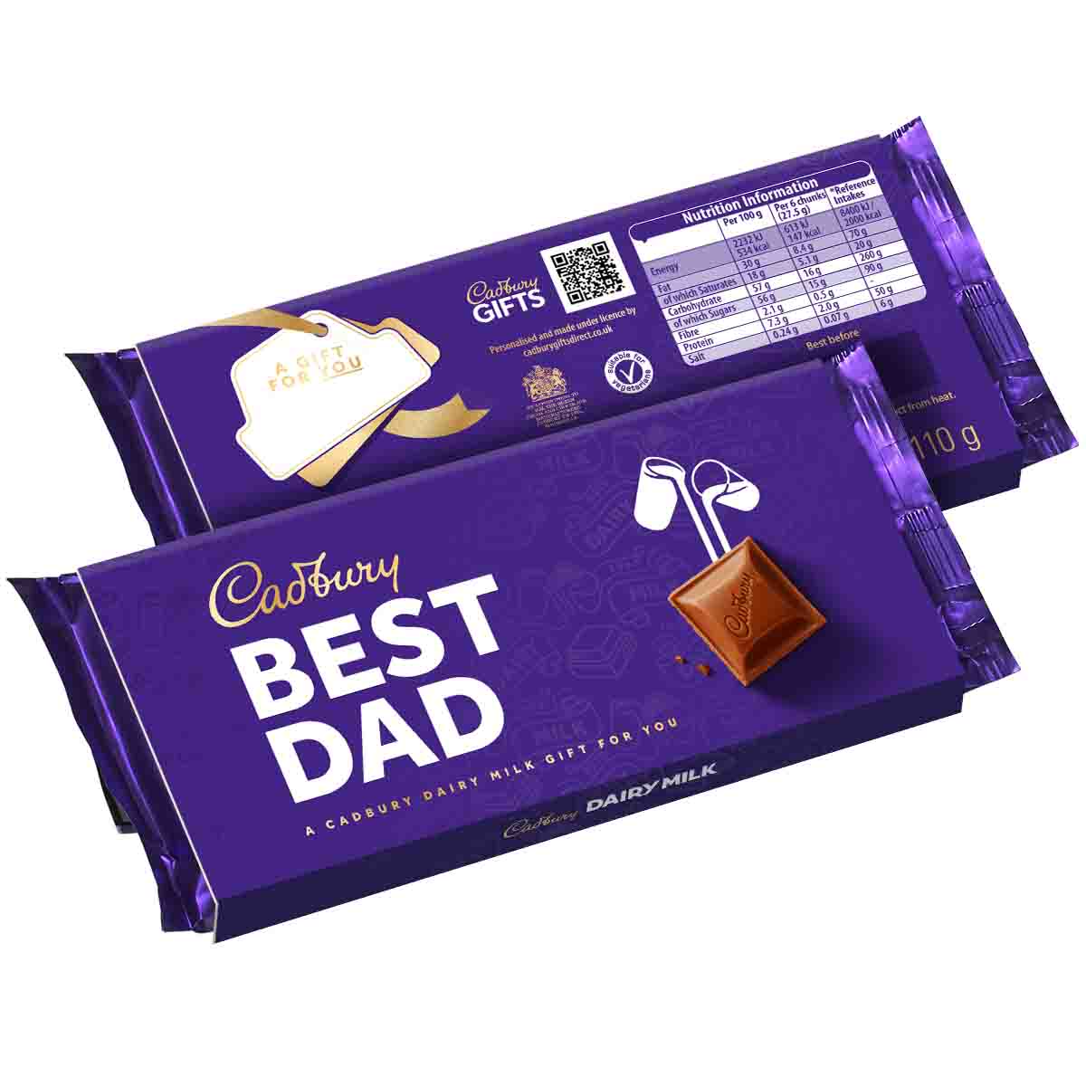 Cadbury Dairy Milk Best Dad Chocolate Bar with Sleeve 110g