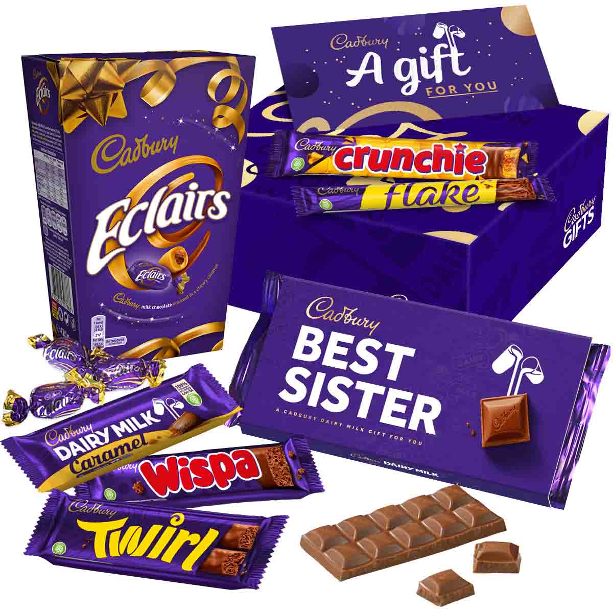 Cadbury Best Sister Chocolate Gift - Chocolate Gifts Heaven