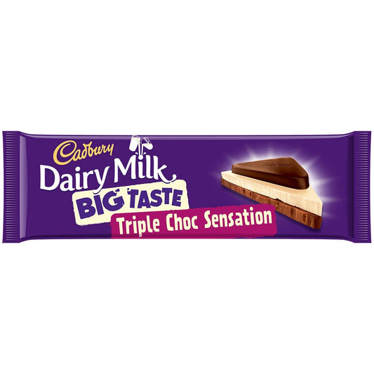 Big Taste Triple Choc Sensation Bar 300g - Chocolate Gifts Heaven
