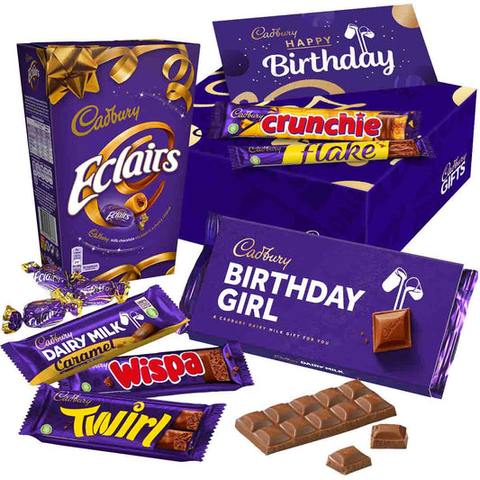 Cadbury Birthday Girl Chocolate Gift - Chocolate Gifts Heaven