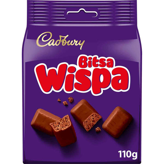 Bitsa Wispa Chocolate Bag 110g - Chocolate Gifts Heaven