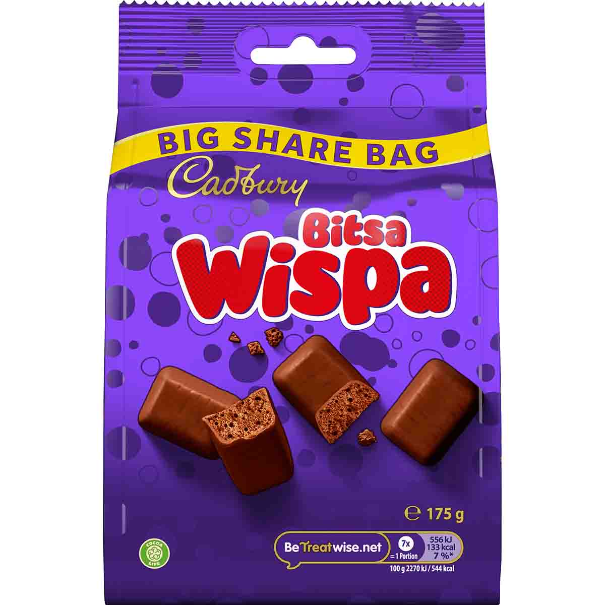 Bitsa Wispa Chocolate Share Bag 175g