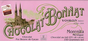 Bonnat, Morenita, 65% milk chocolate bar - Chocolate Gifts Heaven