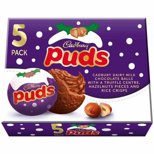 Cadbury Chocolate Puds Box (5 Pack) - Chocolate Gifts Heaven