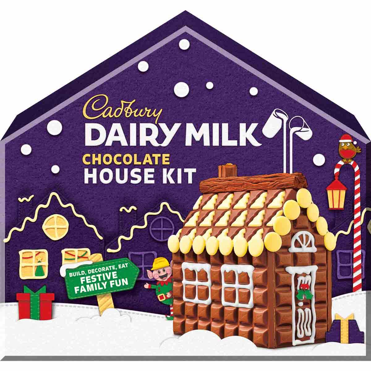Cadbury Secret Santa Christmas Chocolate House Kit - Chocolate Gifts Heaven