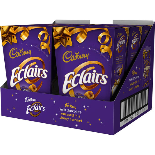 Cadbury Chocolate Eclairs Carton 350g (Box of 6) - Chocolate Gifts Heaven