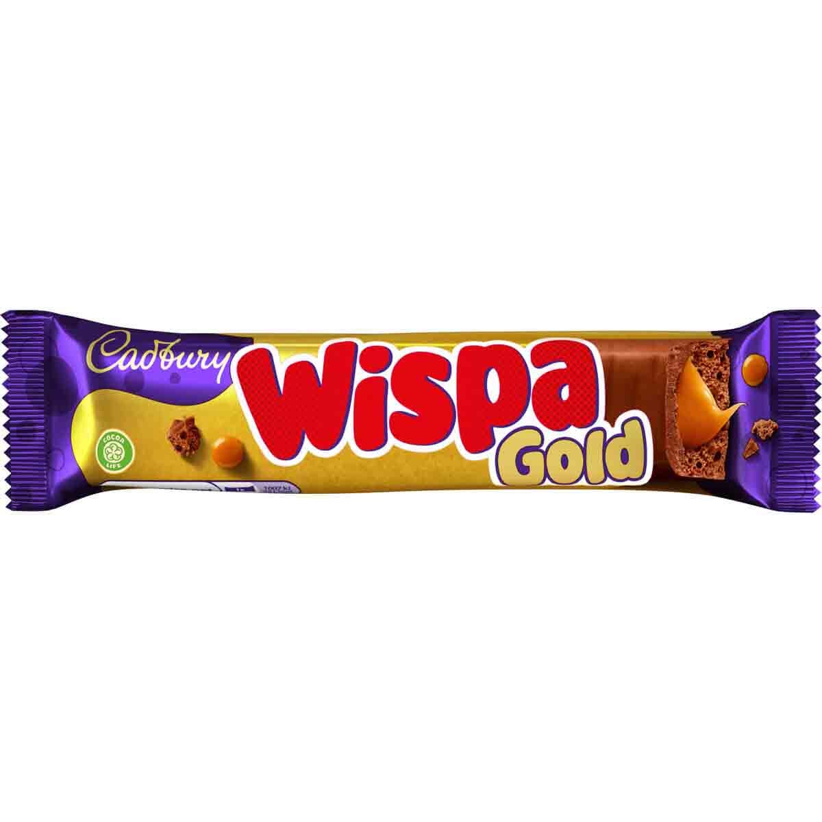 Wispa Gold Chocolate Bar 48g - Chocolate Gifts Heaven