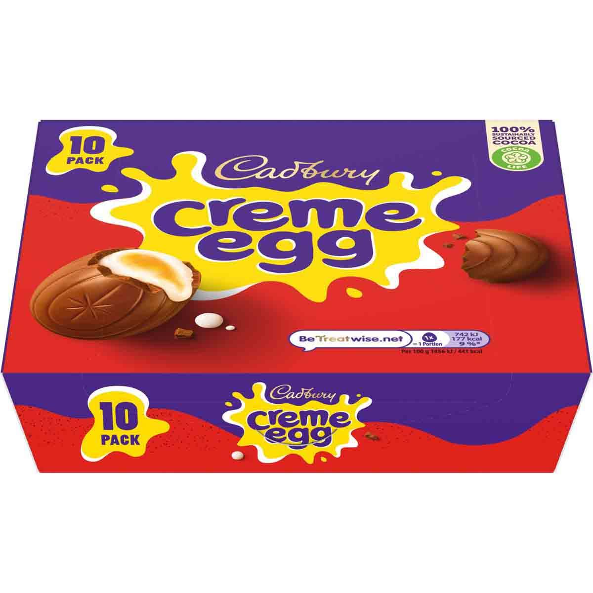 Cadbury Creme Egg 10 Pack - Chocolate Gifts Heaven