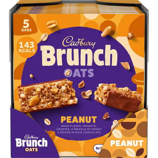 Cadbury Brunch Oats Peanut Bars Pack of 5 - Chocolate Gifts Heaven