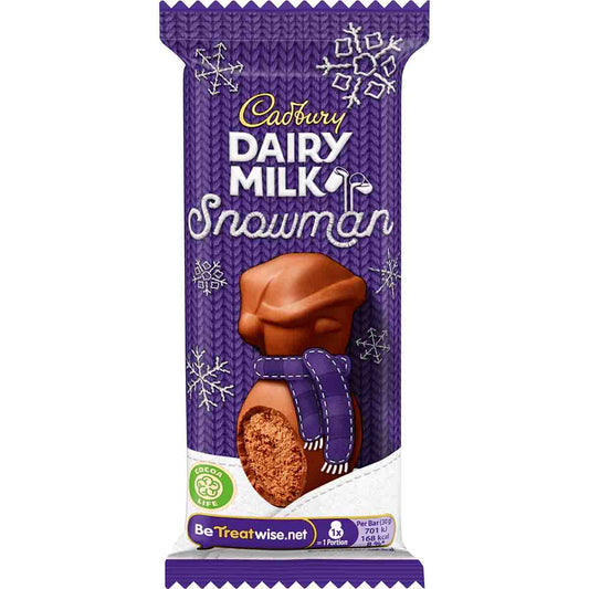 Cadbury Dairy Milk Mousse Snowman - Chocolate Gifts Heaven