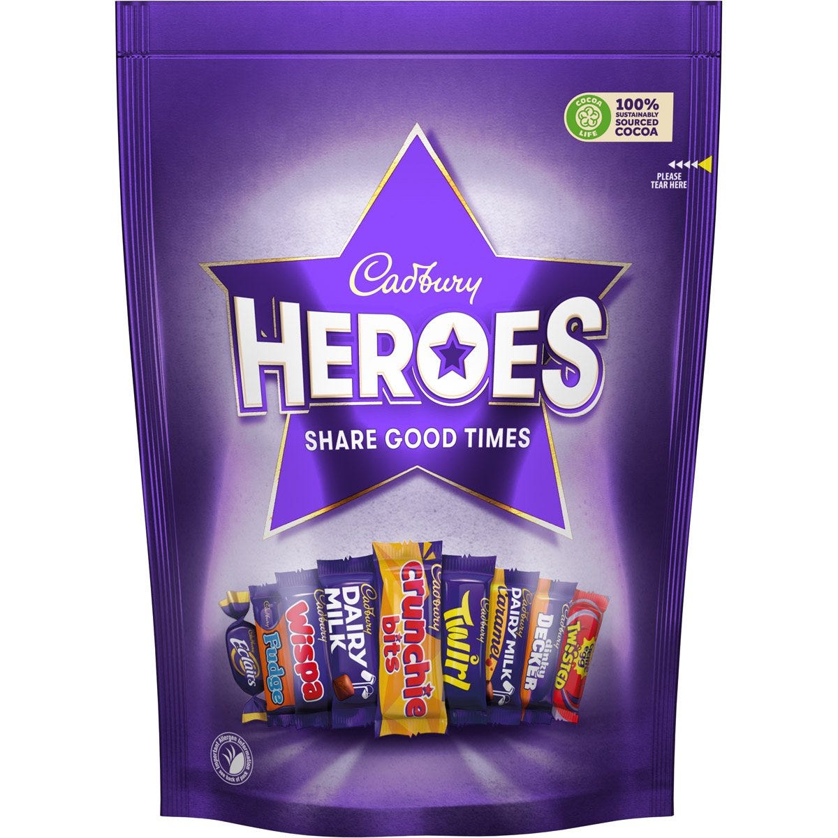 Cadbury Heroes Pouch 300g - Chocolate Gifts Heaven