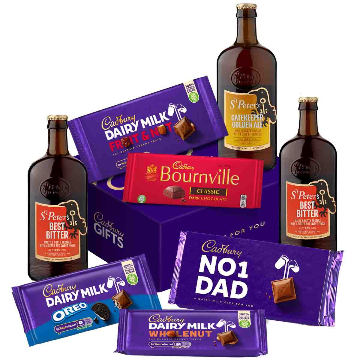 Cadbury Dad's Bars & Beers Hamper - Chocolate Gifts Heaven
