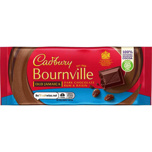 Cadbury Bournville Old Jamaica Bar 100g - Chocolate Gifts Heaven