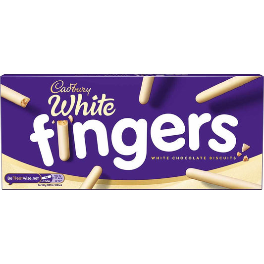 Cadbury White Fingers Box (114g) - Chocolate Gifts Heaven