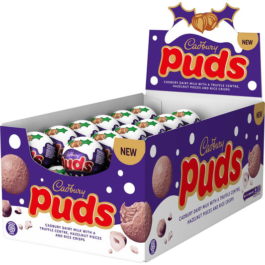 Cadbury Puds 35g (Box of 48) - Chocolate Gifts Heaven