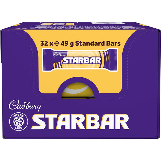 Cadbury Starbar 49g (Box of 32) - Chocolate Gifts Heaven