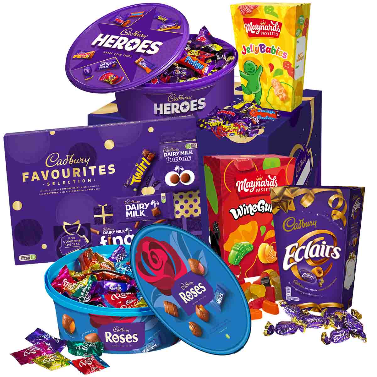 Secret Santa Christmas Chocolate Hamper