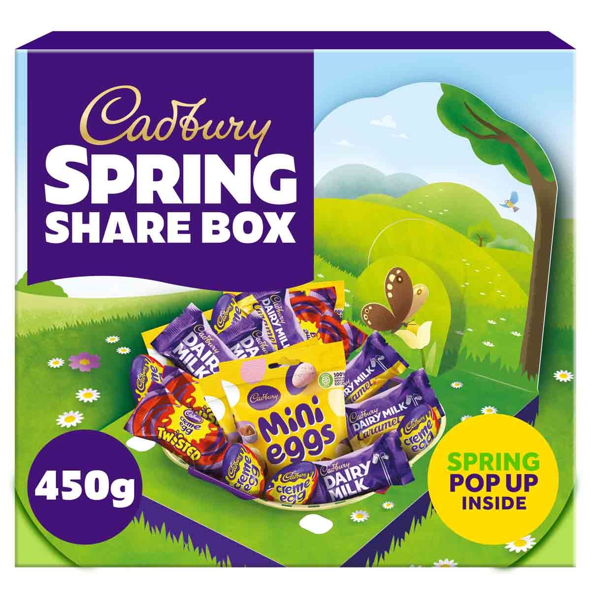 Cadbury Spring Chocolate Egg Share Box - Chocolate Gifts Heaven