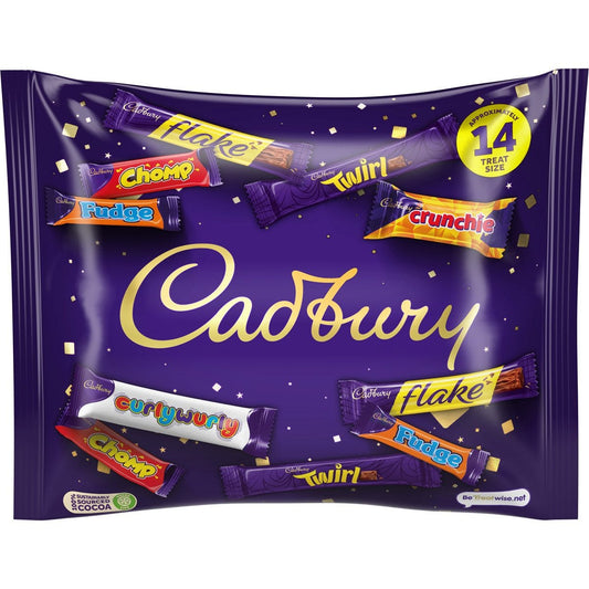 Cadbury Chocolate Treatsize Bars Bag 207g - Chocolate Gifts Heaven
