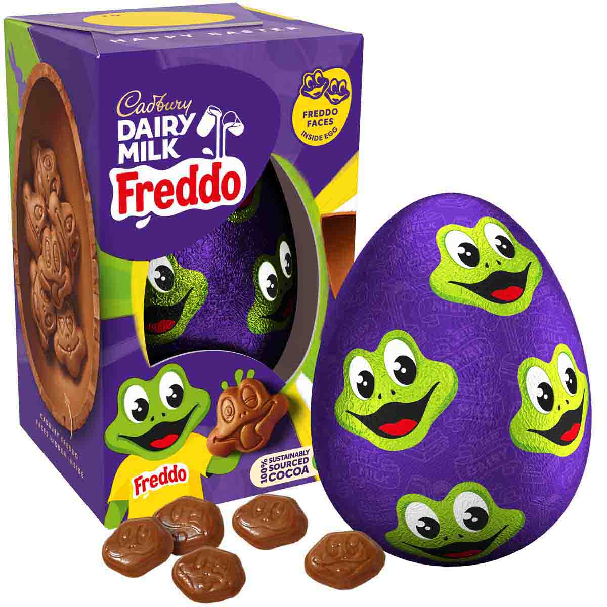 Cadbury Freddo Faces Chocolate Egg (96g) - Chocolate Gifts Heaven