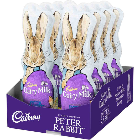 Dairy Milk Easter Peter Rabbit 100g (Box of 8) - Chocolate Gifts Heaven