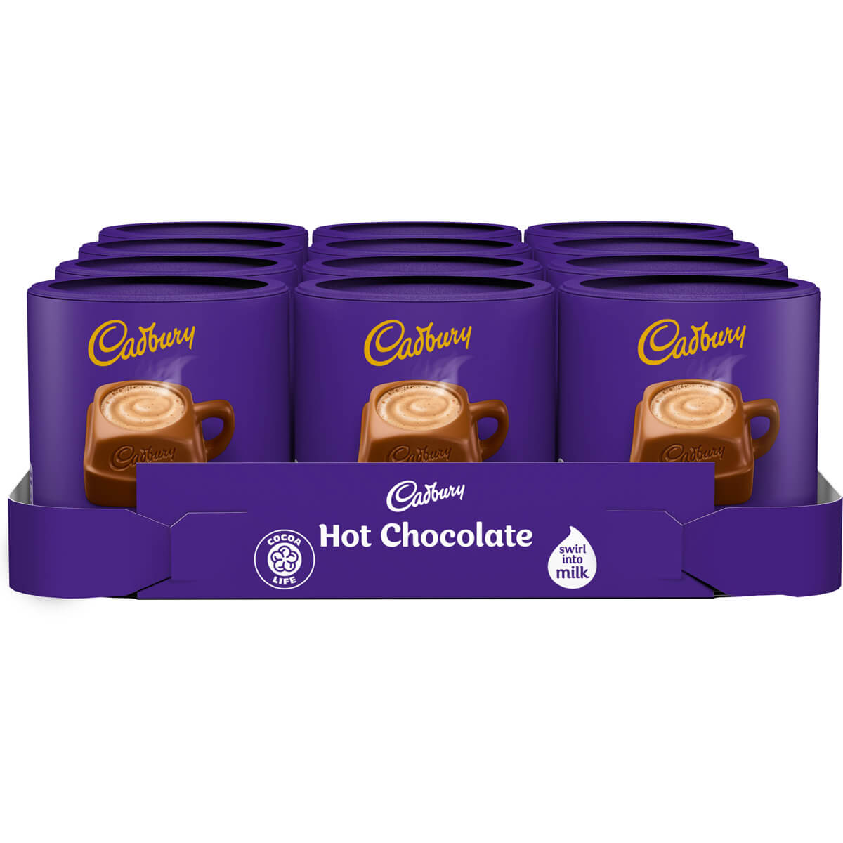 Cadbury Drinking Chocolate 250g (Box of 12) - Chocolate Gifts Heaven