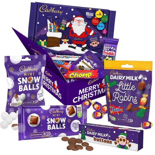 Cadbury Merry Christmas Chocolate Gift - Chocolate Gifts Heaven