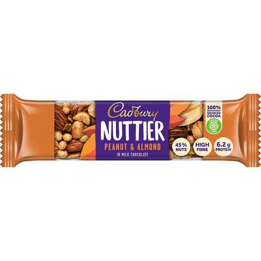 Cadbury Nuttier Peanut & Almond Bar - Chocolate Gifts Heaven