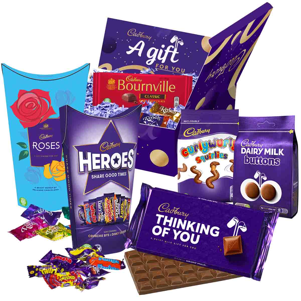 Cadbury Thinking Of You Chocolate Gift - Chocolate Gifts Heaven