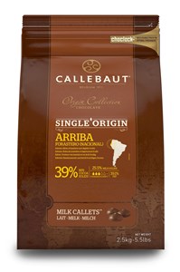 Callebaut Origin, Arriba 39% milk chocolate chips