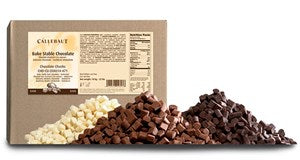 Callebaut bakestable chocolate chunks - White chocolate 2.5kg