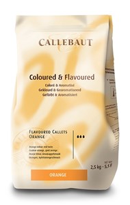 Callebaut orange chocolate chips (callets) - Chocolate Gifts Heaven