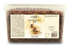 Callebaut milk chocolate blossoms (curls) - Chocolate Gifts Heaven