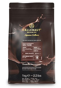 Callebaut Origin, Sao Tome 70% dark chocolate chips 1kg