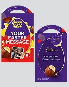 Personalised Creme Egg Easter Egg 255g XL
