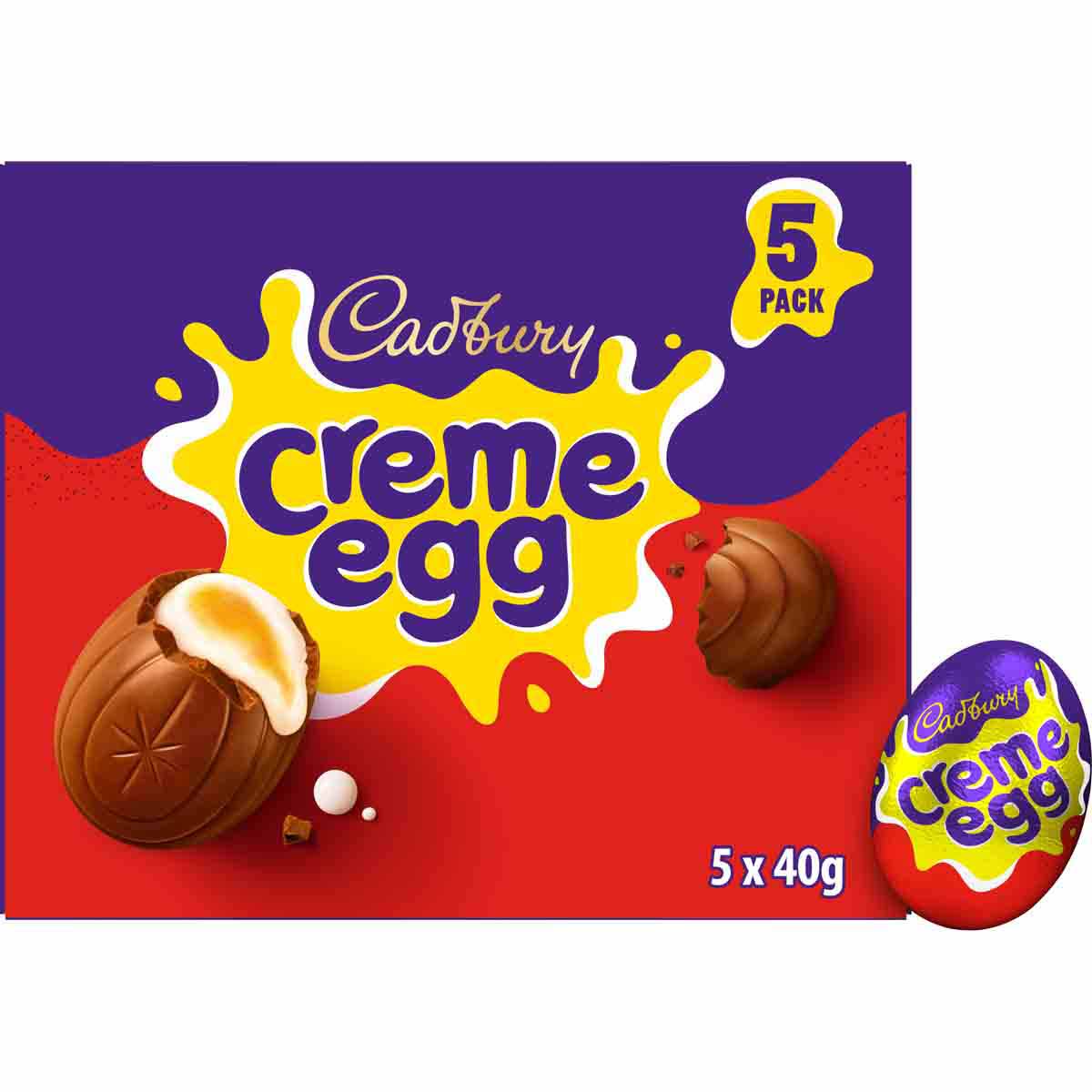 Cadbury Creme Egg 5 Pack Box 200g