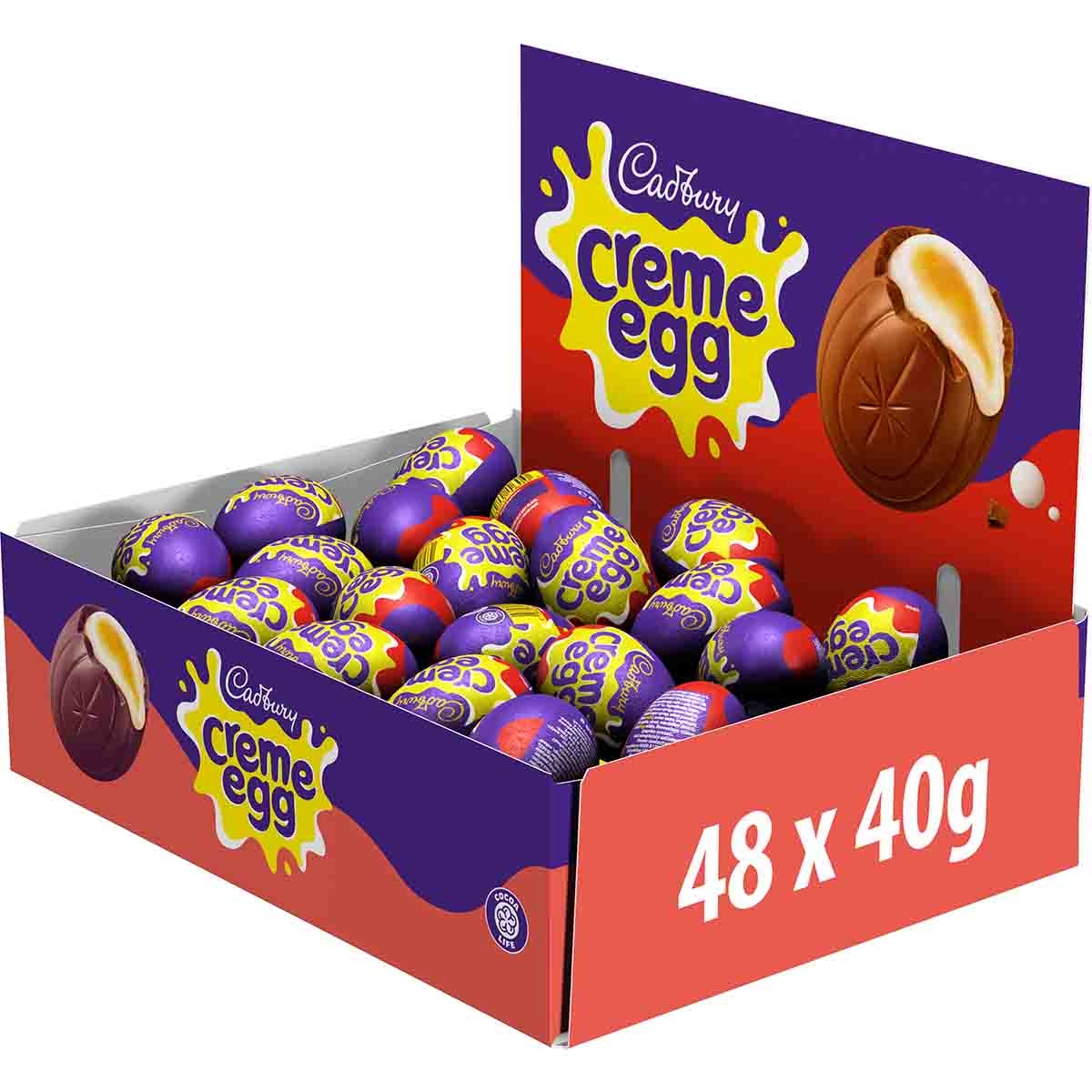 Cadbury Chocolate Creme Egg 40g (Box of 48)