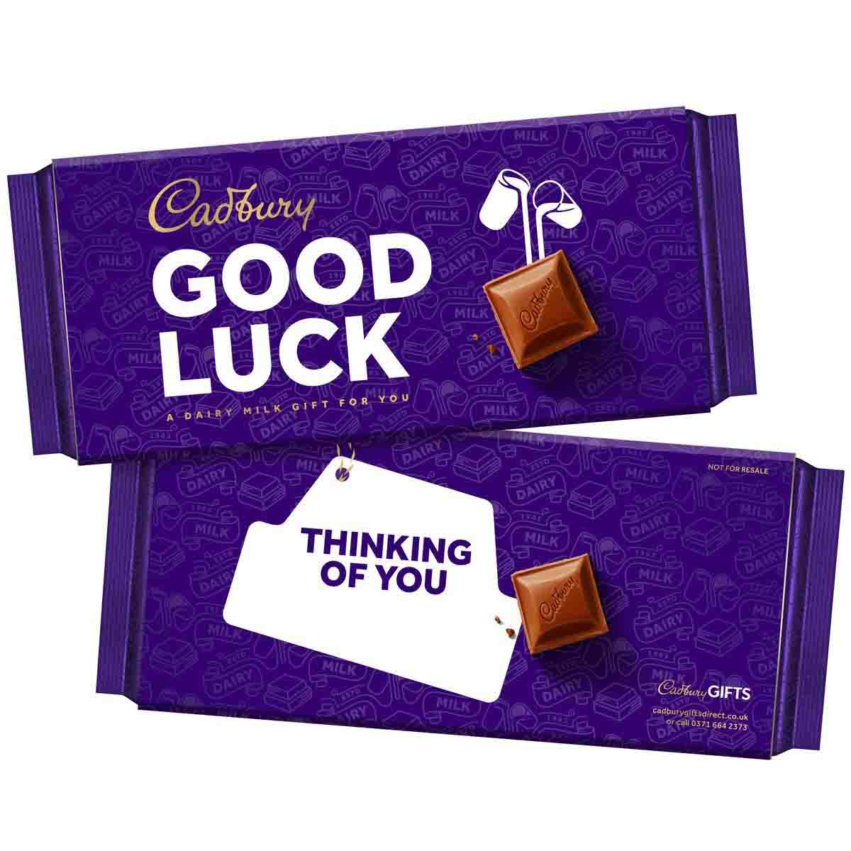 Good Luck Dairy Milk Chocolate Bar (180g) - Chocolate Gifts Heaven