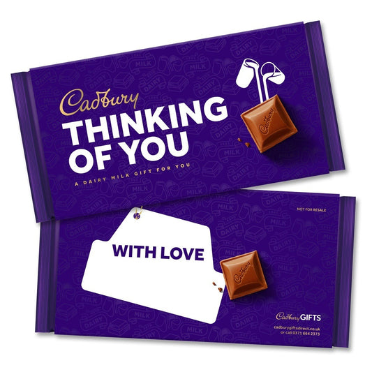 Cadbury Thinking Of You Dairy Milk Chocolate Bar 180g