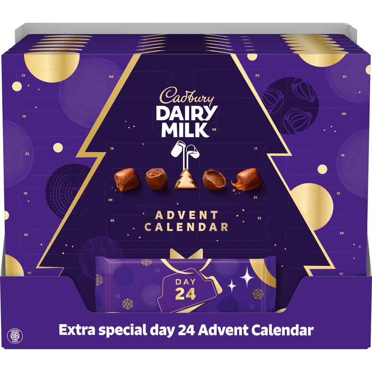 Cadbury Dairy Milk Adult Advent Calendar 340g (Box of 6) - Chocolate Gifts Heaven