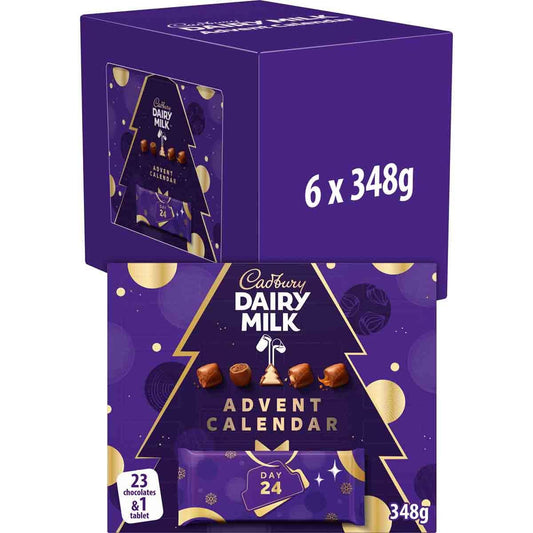 Cadbury Dairy Milk Adult Advent Calendar 348g (Box of 6)