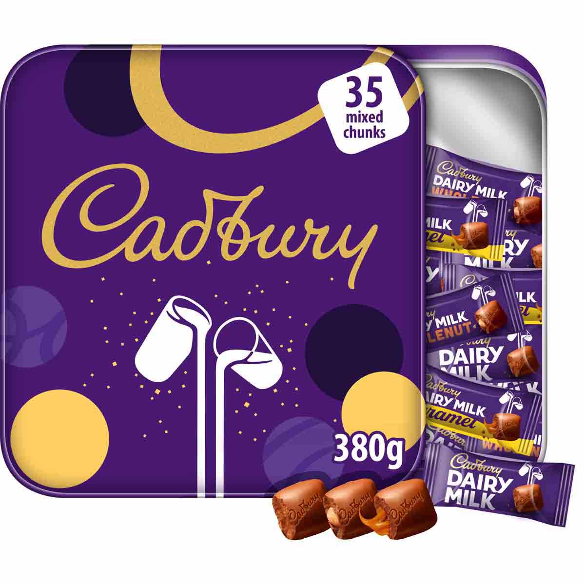 Cadbury Chunk Collection Tin 380g - Chocolate Gifts Heaven