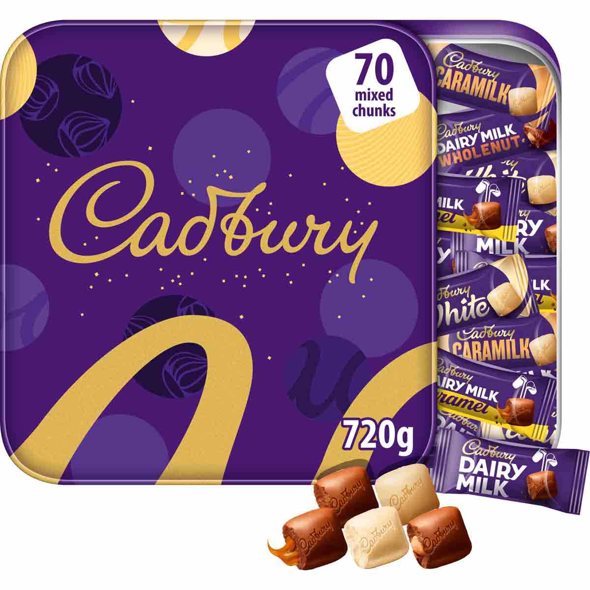 Cadbury Dairy Milk Chunk Collection Tin 720g - Chocolate Gifts Heaven