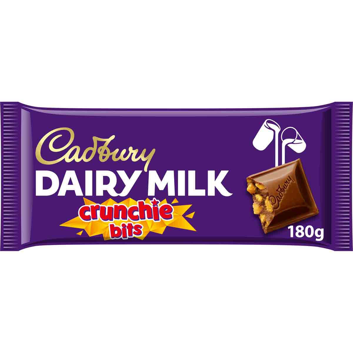 Cadbury Dairy Milk Crunchie Chocolate Bar 180g - Chocolate Gifts Heaven