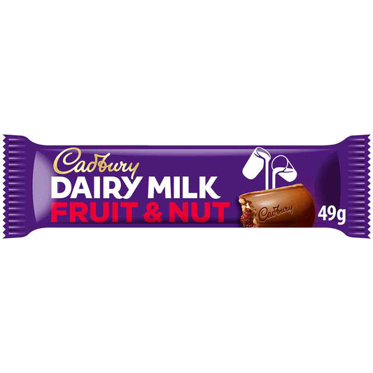 Dairy Milk Fruit & Nut Chocolate Bar 49g - Chocolate Gifts Heaven