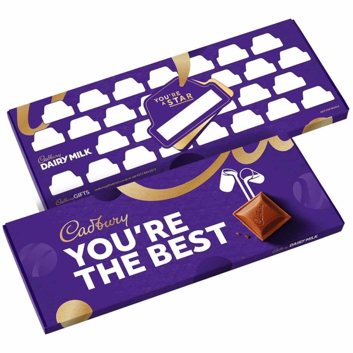 Cadbury Dairy Milk You're The Best - Multi Signature XL Chocolate Bar...