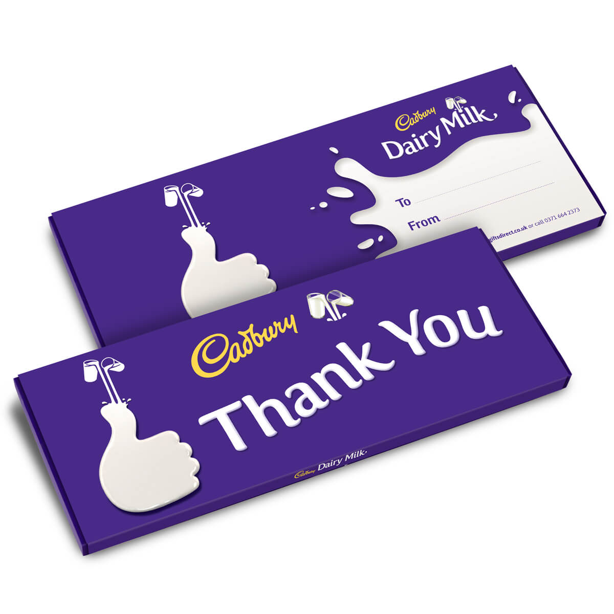 Thank You Dairy Milk Bar (850g) - Chocolate Gifts Heaven