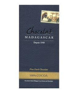 Chocolat Madagascar, 100% dark chocolate bar - 1x Bar - Chocolate Gifts Heaven