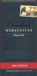 Chocolat Madagascar, 68% dark chocolate & cocoa nibs bar