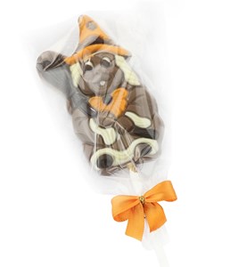 Halloween witch chocolate lolly